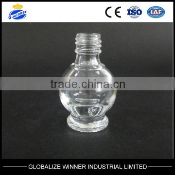 5ml round clear glass cosmetice bottles nail bottle hot sale