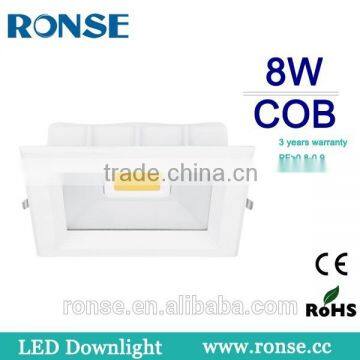 Ronse factory direct-selling 8W led cob down light square shape(RS-M301)