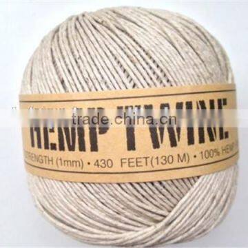 wholesale 1mm beige Hemp Twine Cord For Sale