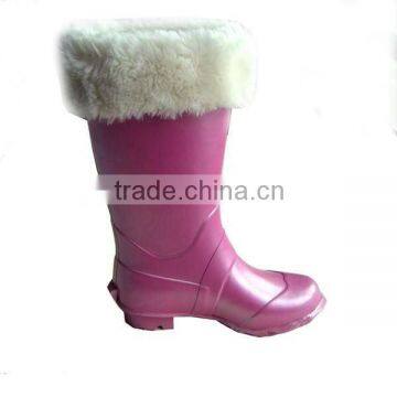 fashion rubber rain boots