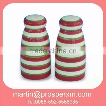 ceramic porcelain salt and pepper shaker