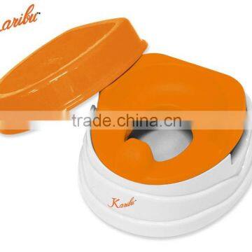 PM3328 New Design Colorful Plastic Step Potty Trainer Baby Toilet Seat/baby Product With Step Stool photo-4