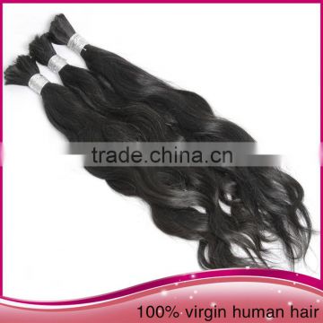 Best Selling Peru Virgin Human Hair Bulk Extension Unprocessed Natural Wave Human Hair Bulk