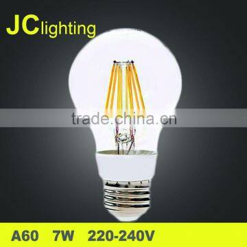 led residential lighting 220V 7W led filament e27