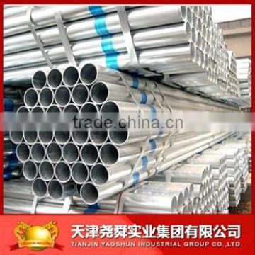 Hot dip gi round steel pipe