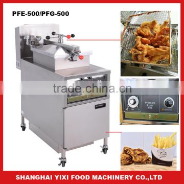 Gas Pressure Fryer with Oil Pump Pfg-500 (manual panel)