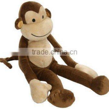 Top quality China customized black plush orangutans pattern toys monkey