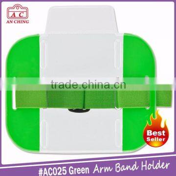 Hot Sale Glitter Security Reflective Armband Sia ID Badge Holder