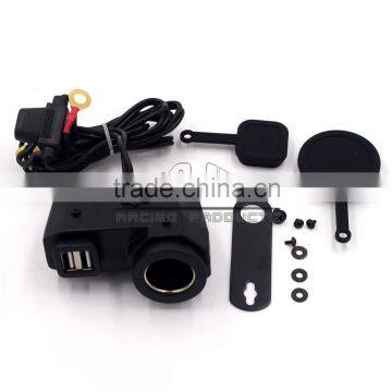 BJ-UPS-004 Waterproof Dual Motorcycle Mobile Phone USB Power Supply Cigarette Lighter 12V photo-6