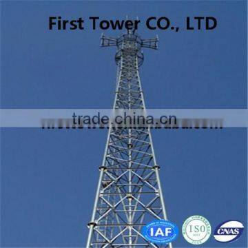 3-leg angle steel wifi communication tower