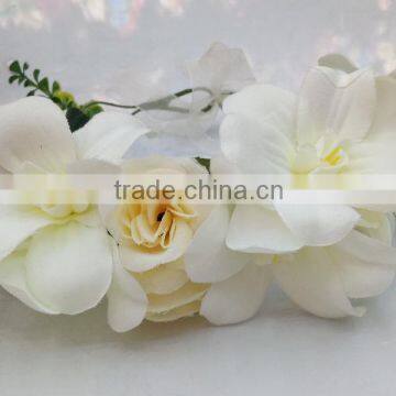 Wholesale Fashion Tiara Flower Crown Headband Women Wedding Hair Crown Handband Girls photo-3