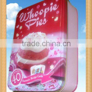 Candy Tin Box/Biscuit Tin Box, Food Grade Tinplate with CMYK Printing