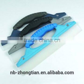 Novelty silicone window squeegee with soft handle squeegee