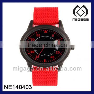 NEW DESIGN COLOR NYLON FABRIC BAND WATCH-NYLON FABRIC WRISTWATCH