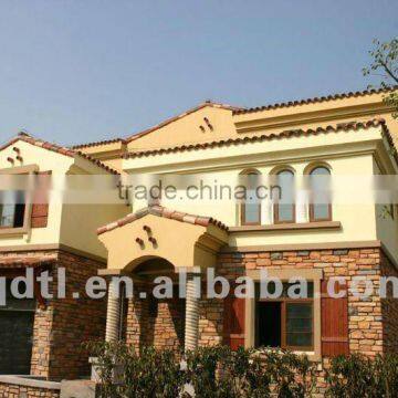 Two-storey movable light steel structure prefab villa