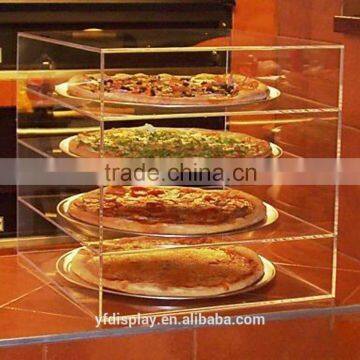 Clear Acrylic Pizza Display Rack