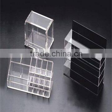 Acrylic Tiers Business Card Holder in Office