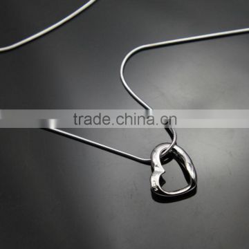 925 sterling silver necklace heart pendant