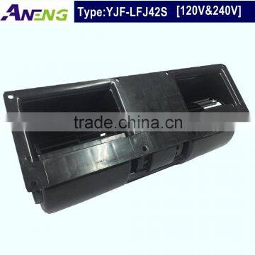 air conditioner blower with two impellers