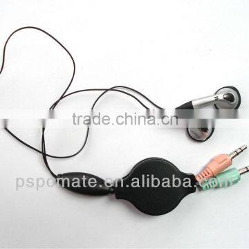 earphones with roll and mic with OEM logo