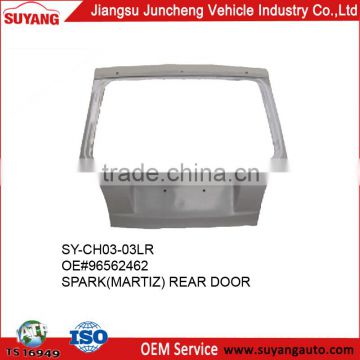 Auto metal body parts chevrolet spark tail gate