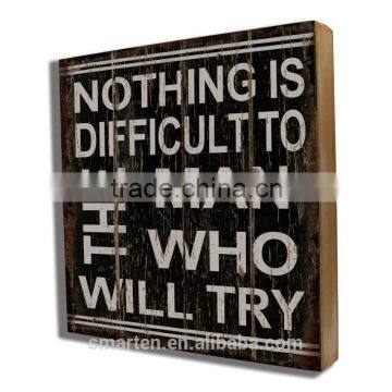 Wholesale Shabby Chic Home Decor Vintage Letter Wood Sign photo-2