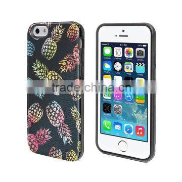 Pinapple phone cover for iphone 6 cases,soft 2 in 1 IMD printing