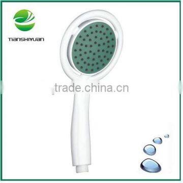 Colorful shower head abs transparent plastic shower sprayer handy shower