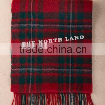 Wool Cashmere Scottish Tartan Scarf WCS14112212 photo-3