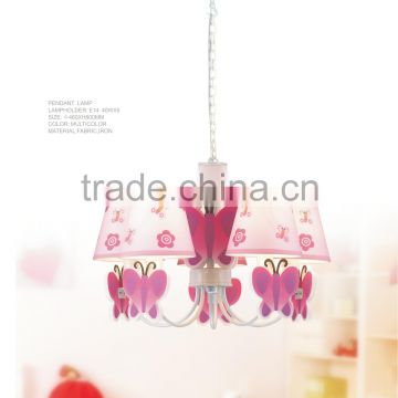 5 light Butterfly Capiz Ceiling Pendant lamp for Kids children room ST8069