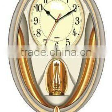 nice home melody music clock, perfect pendulum wall clock