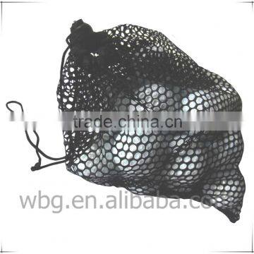 Small nylon mesh bags for golf balls