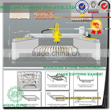 PLC-400/600 laser bridge cutting machine for travertine cutting,