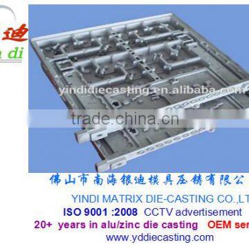 High precision aluminum die casting coupler cavity telcom parts