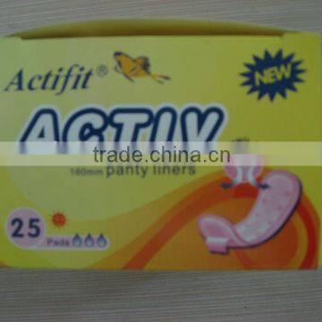 Ultra-thin Anion Panty Liner 155mm OEM