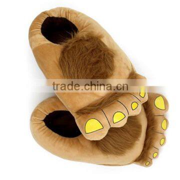Factory Supply Wholesale Funny Animal Fleece Slippers Warm Plush Indoor Slipper photo-3