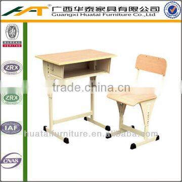 Adjustable MDF Height School Chair And Desk In School Furniture