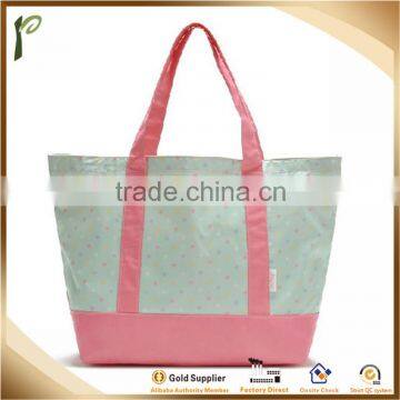 Popwide newest 2014 Dot Printing Shopping tote bags , bags tote