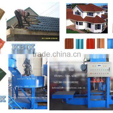 KB-125C cheap but high quality concrete roof tile making machine