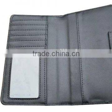 PU Leather Travel Card Holder For Passports