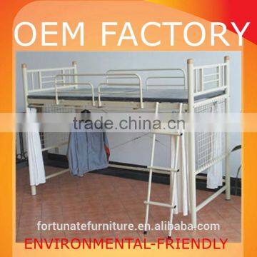 environmental-friendly metal bunk beds with ladder