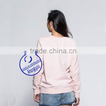 Custom Womens Printed Pullover Casual Fleece Sweatshirts Wholesale Clothing