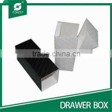 WHITE CARDBOARD DRAWER GIFT BOX photo-6