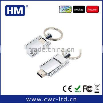 Mental promoting Swivel USB flash drive 4GB 8GB 16GB 32GB