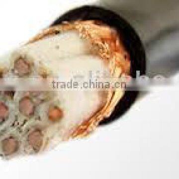 450/750v PVC insulated sheath Cu conductor multicore woven screened flexible control power cable fire proof low halogen