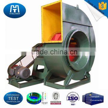 Hot water boiler exhaust blower