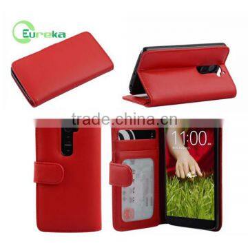 2014 hot selling Flip wallet business cards case for LG Optimus G2