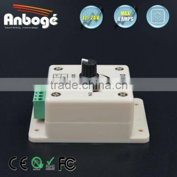 8A 12~24 Volt DC Single Color LED Dimmer