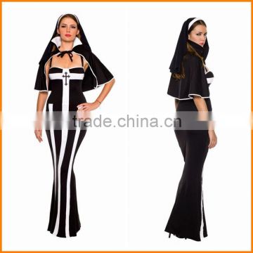 Features sey Nun Costume role play Halloween Cosplay dance show stage performance service