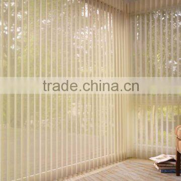 China supplier polyester string curtain mesh folding vertical blinds